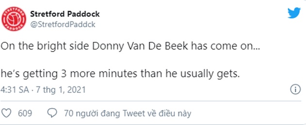Manchester United fans react to Donny van de Beek’s lack of minutes - Bóng Đá