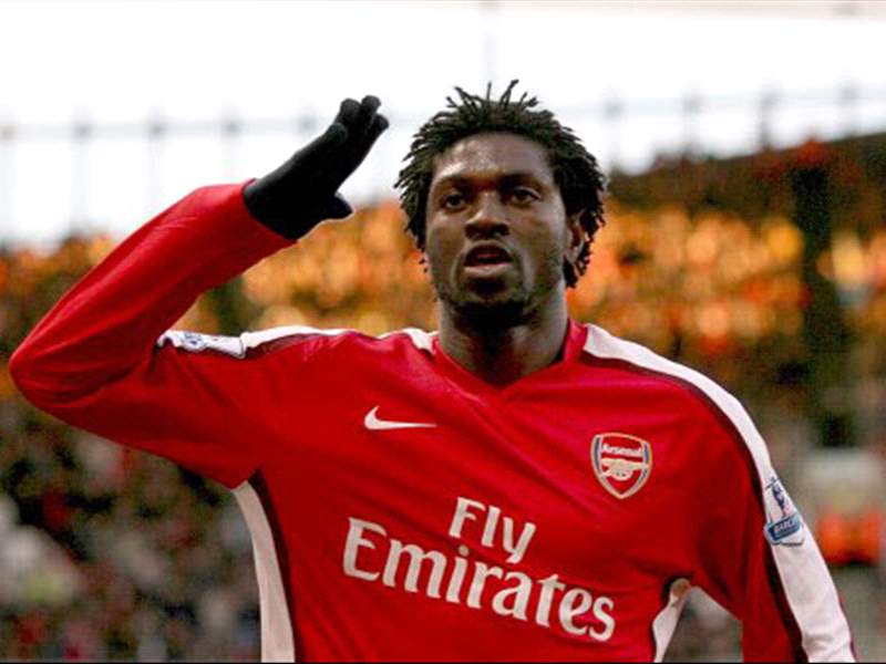 3. Emmanuel Adebayor (2007). Tiền đạo người Togo đã ghi 3 bàn trong chiến thắng 5 sao của Arsenal trước Derby County tại vòng 7 Premier League mùa giải 2007/08.