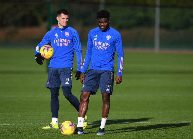 Granit Xhaka gives his verdict on Thomas Partey partnership in Arsenal midfield / - Bóng Đá