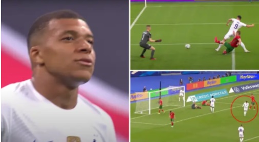 Phản ứng của Mbappe sau khi Giroud khi bàn - Bóng Đá