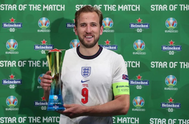  Harry Kane named Man of the Match for Denmark vs England - Bóng Đá
