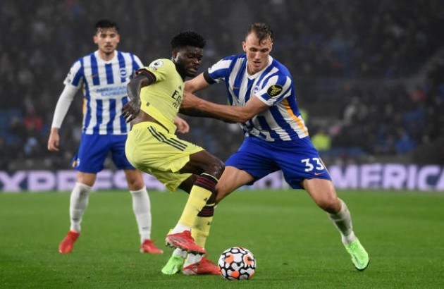 Arsenal hit 35-year offensive low after scoreless draw with Brighton - Bóng Đá