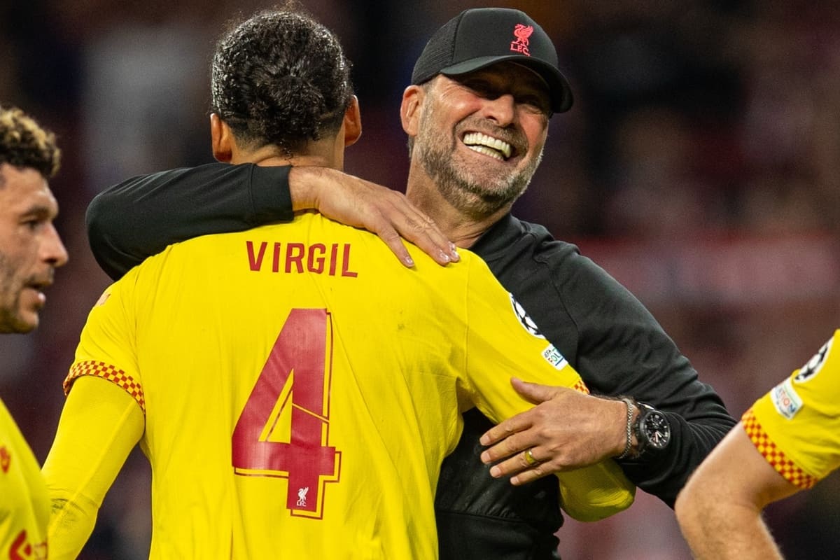 Fit-again Virgil van Dijk is “back to his best for sure”, insists Jurgen Klopp - Bóng Đá