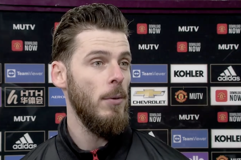 David de Gea sends message to Manchester United's fans following West Ham win - Bóng Đá