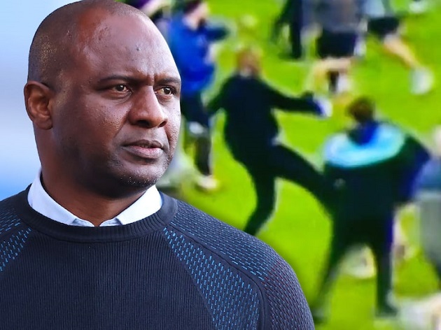 The FA have confirmed they will NOT be taking any further action against Crystal Palace manager Patrick Vieira  - Bóng Đá