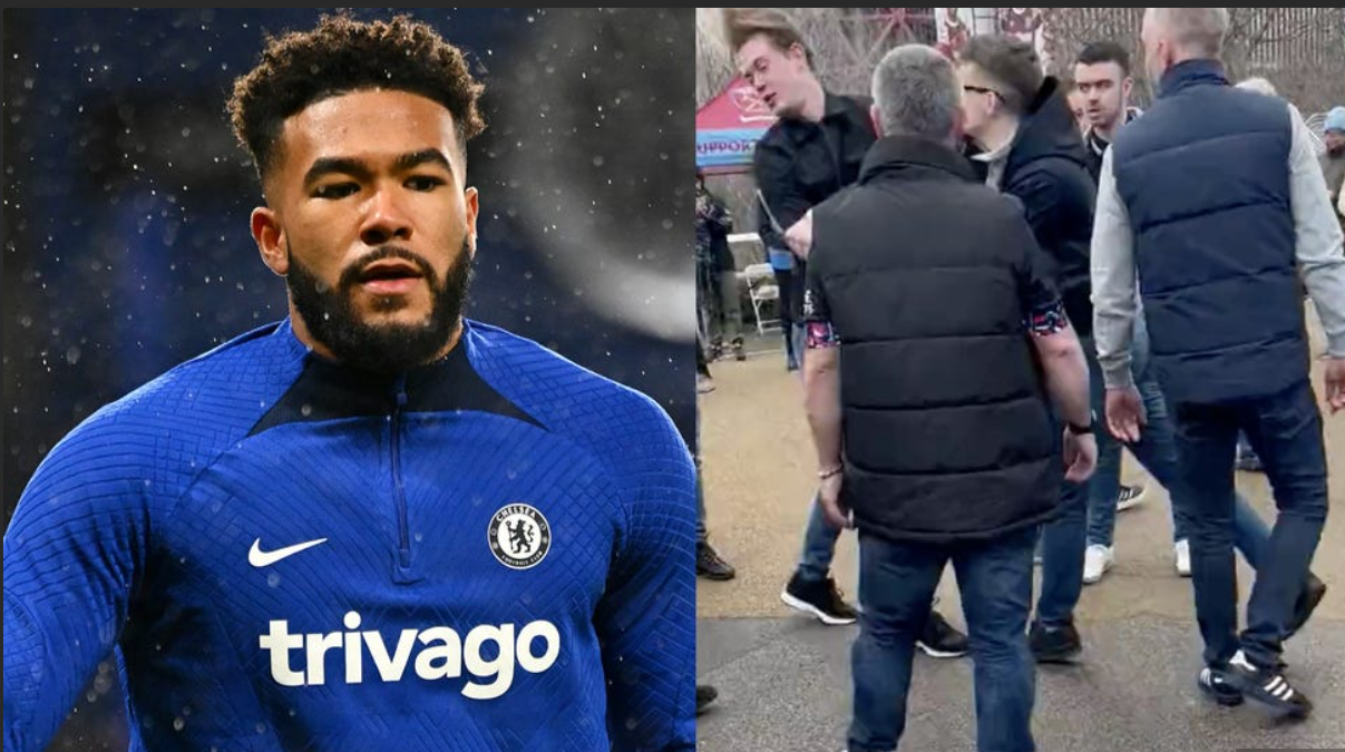 Reece James begs Chelsea & West Ham fans to stop violence after supporter knocked out on video outside stadium - Bóng Đá
