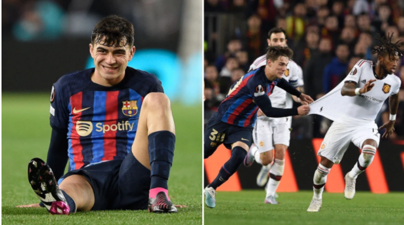 Barcelona handed huge blow for Manchester United second leg clash with Gavi and Pedri set to miss out - Bóng Đá