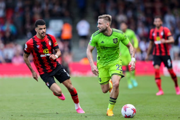 Luke Shaw shines against Bournemouth, this time at left-back - Bóng Đá