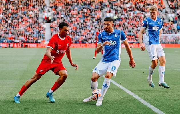 Vào rạng sáng nay, Liverpool có cuộc chạm trán Darmstadt FC. Đây là cuộc đấu giao hữu cuối cùng trước khi đoàn quân Jurgen Klopp bước vào mùa giải mới.