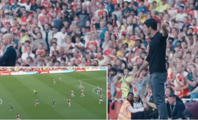 Arsenal footage reveals Fabio Vieira 'ignoring' Mikel Arteta to help seal win over Man United - Bóng Đá