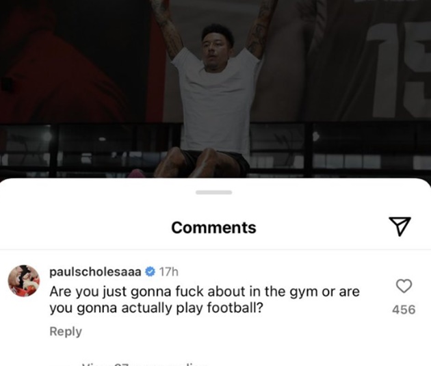 Paul Scholes' comment on Jesse Lingard's most recent Instagram post - Bóng Đá