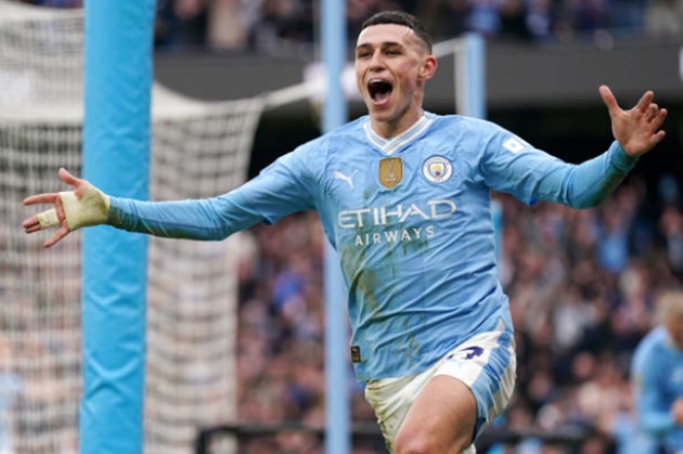 Phil Foden has scored 17 goals in all competitions for Man City this season; - Bóng Đá