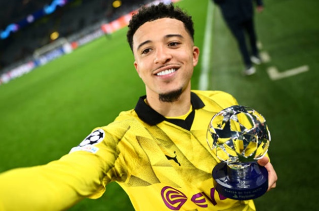 Jadon Sancho has scored in consecutive matches in all competitions for the first time since November 2021, - Bóng Đá