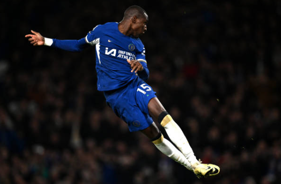 Nicolas Jackson has scored 11 Premier League goals for Chelsea this season, with four of them coming against Tottenham - Bóng Đá