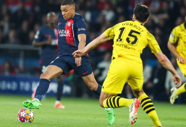 Paris Saint-Germain have attempted 30 shots in this match against Borussia Dortmund - Bóng Đá