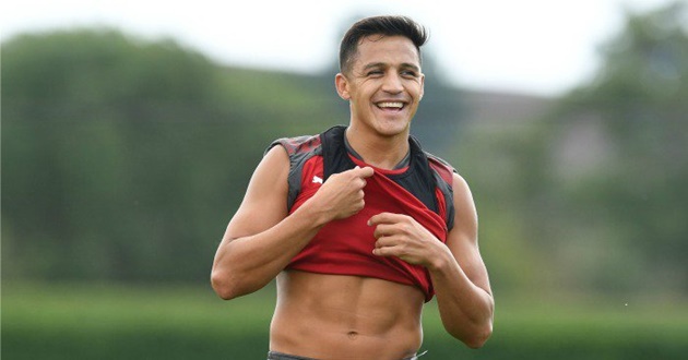 Alexis Sanchez tươi rói, Arsenal sẵn sàng đấu Liverpool - Bóng Đá