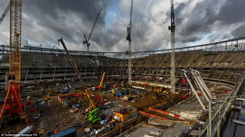 Lại tung ảnh sân mới, Tottenham khiến CĐV háo hức - Bóng Đá