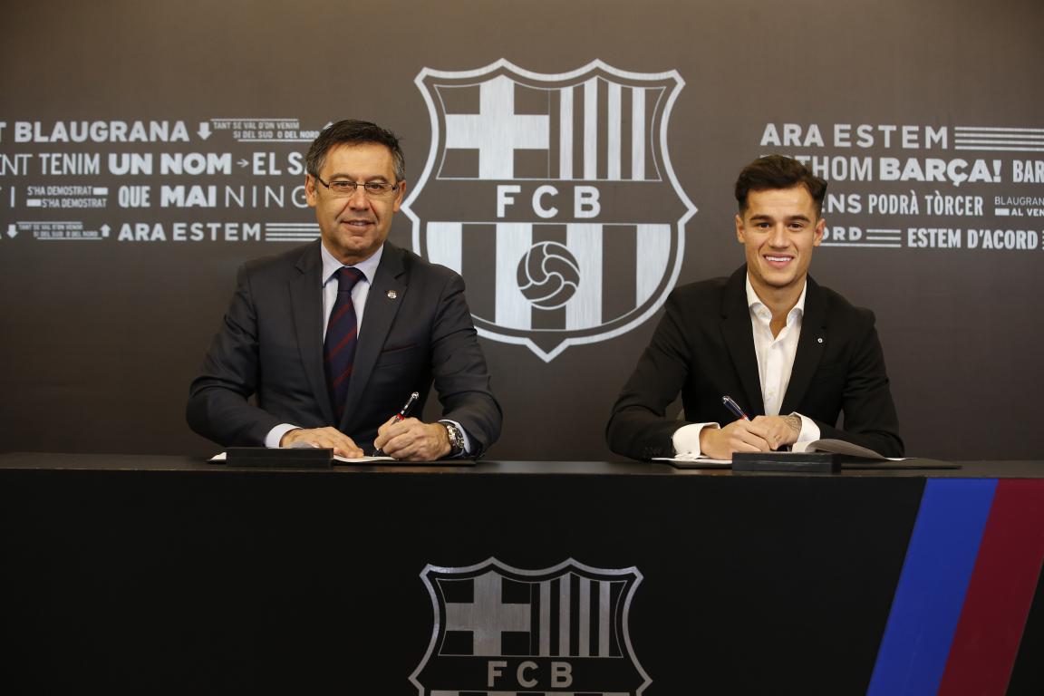 Coutinho CHÍNH THỨC ký hợp đồng cùng Barca - Bóng Đá