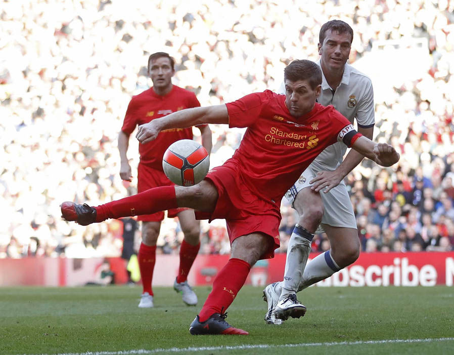 Chùm ảnh: Gerrard ghi bàn, Liverpool đáng bại Real sát nút - Bóng Đá