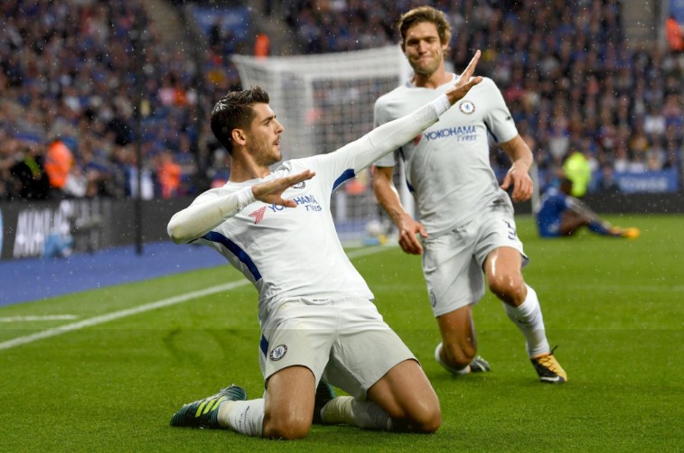 Morata lại lập công, Chelsea thắng kịch tính ngay tại King Power - Bóng Đá