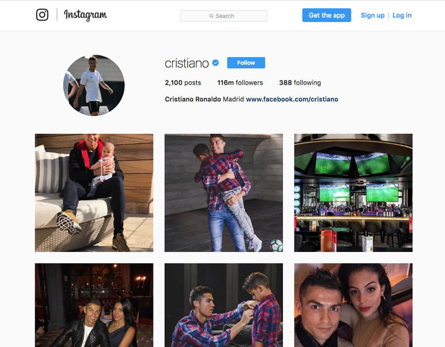 Năm 2017, Ronaldo, Messi, Neymar hút fan nhiều nhất trên mạng xã hội - Bóng Đá