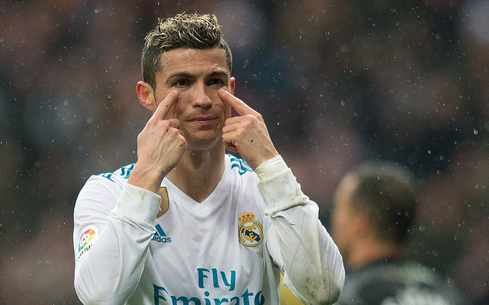 Sút mãi không vào, Ronaldo 'mếu máo' dưới màn mưa - Bóng Đá