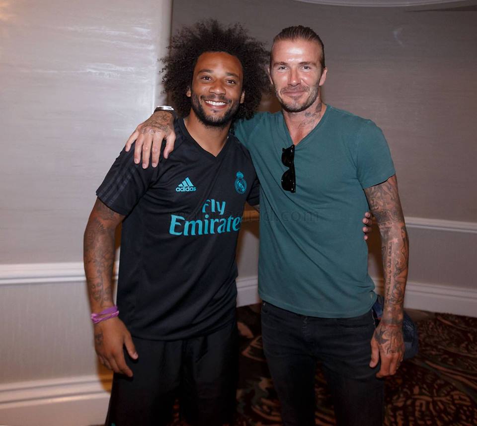 Ảnh Beckham thăm Real - Bóng Đá