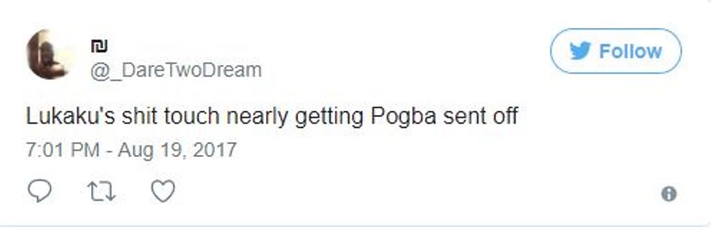 Fan Quỷ đỏ mỉa mai Lukaku chạm bóng quá tệ khiến Pogba suýt bị đuổi - Bóng Đá