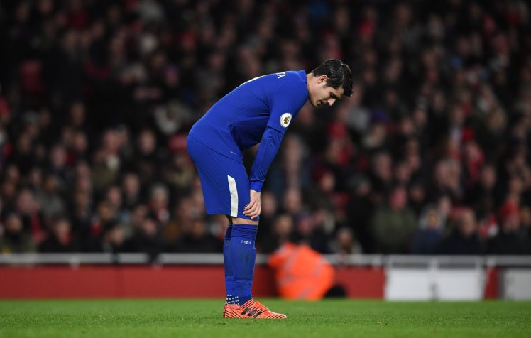 Morata lập kỉ lập buồn ở trận derby London - Bóng Đá