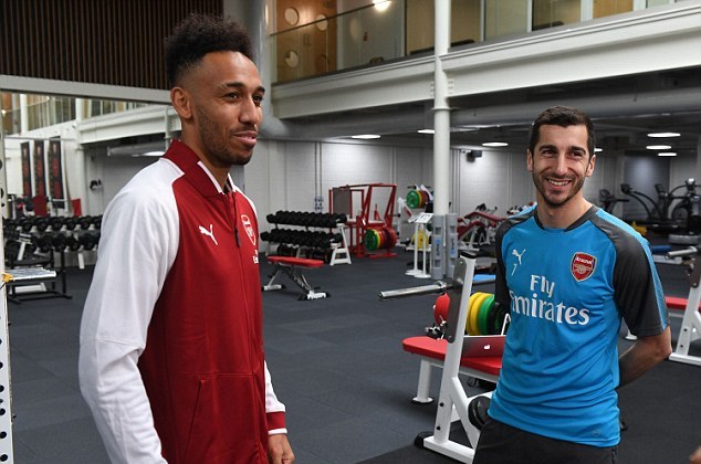 Pierre-Emerick Aubameyang and Henrikh Mkhitaryan - Bóng Đá