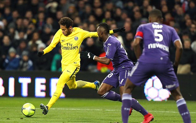 Neymar ghi bàn thắng thứ 27 giúp PSG thắng nhẹ Toulouse - Bóng Đá