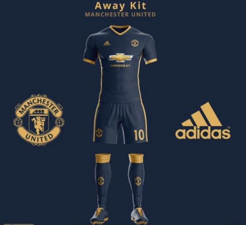 Cận cảnh áo đấu cực đẹp của Man Utd mùa 2018/19 - Bóng Đá