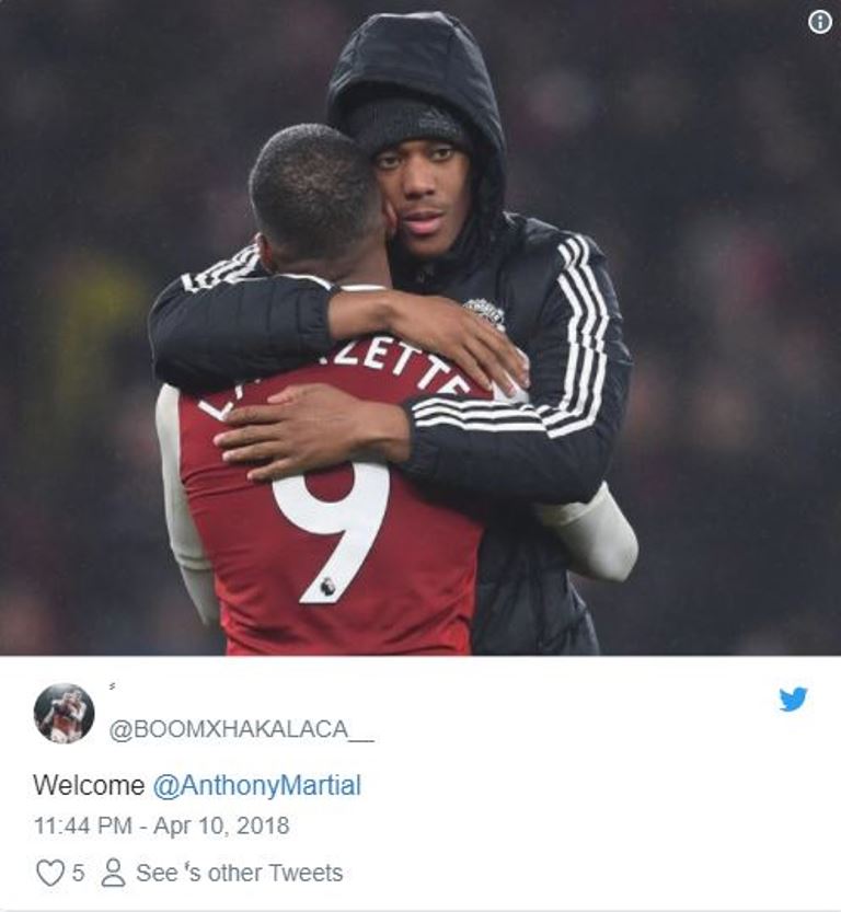 Fan Arsenal thi nhau mời gọi Martial đến Emirates - Bóng Đá