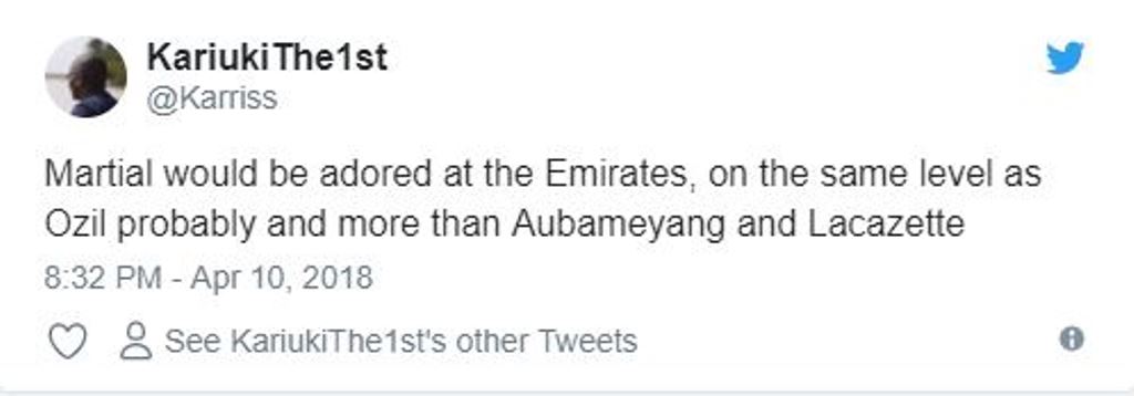 Fan Arsenal thi nhau mời gọi Martial đến Emirates - Bóng Đá