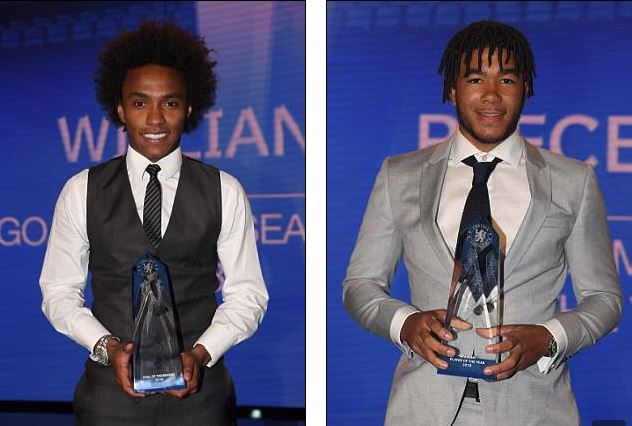 Gala trao giải cuối năm của Chelsea: Willian giành cú đúp giải thưởng - Bóng Đá