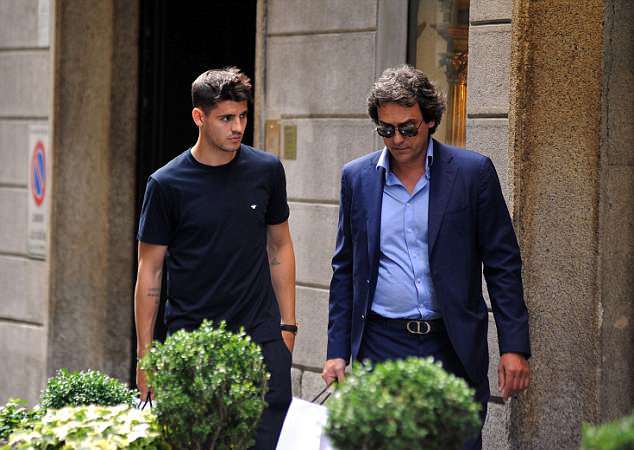Alvaro Morata và người đại diện đã có mặt ở Italia - Bóng Đá