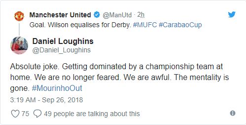 Fan Man Utd cạn lời với HLV Jose Mourinho, kêu gọi Out - Bóng Đá