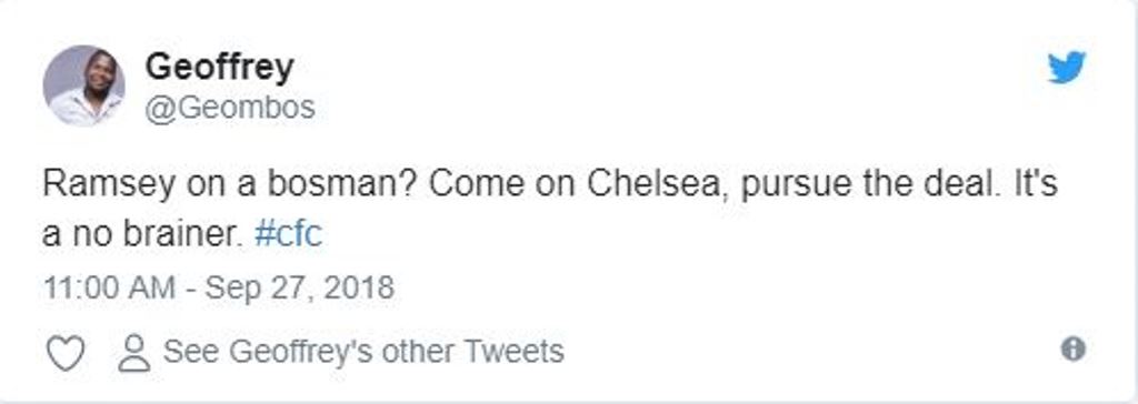 Fan Chelsea hồ hởi đón Aaron Ramsey - Bóng Đá