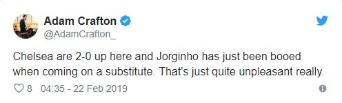 Vào sân từ ghế dự bị, Jorginho vẫn bị fan Chelsea la ó - Bóng Đá