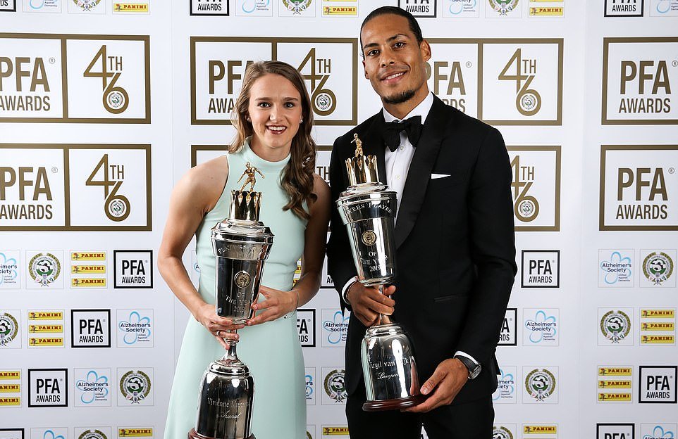 Trao giải PFA Van Dijk - Bóng Đá