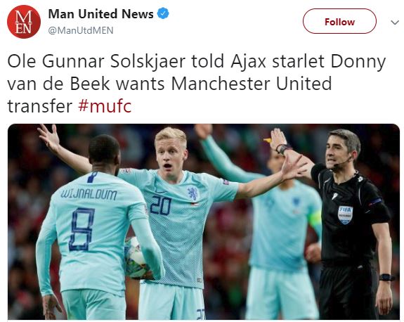 Manchester United fans react to Donny van de Beek transfer speculation - Bóng Đá
