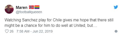 Manchester United fans react after Alexis Sanchez scores again for Chile - Bóng Đá