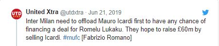 Now we are talking: Man United fans want Icardi as Lukaku replacement - Bóng Đá