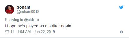 Should be our striker: Man United fans want a change of position for Martial - Bóng Đá