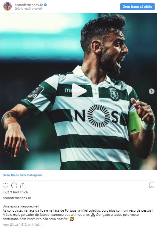 United linked Bruno Fernandes hints at Sporting goodbye - Bóng Đá
