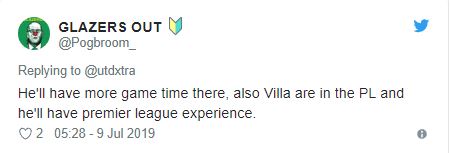 Manchester United fans react as Aston Villa line up Tuanzebe loan - Bóng Đá