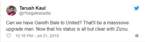 “Fantastic player” – Manchester United urged to pounce for Gareth Bale transfer by these fans following Zinedine Zidane announcement - Bóng Đá