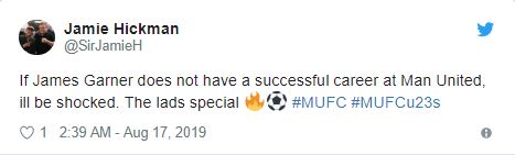 Manchester United fans react to James Garner's latest under-23 display - Bóng Đá