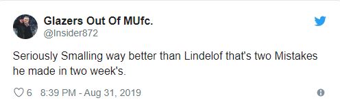 Fan Mu chỉ trích Lindelof - Bóng Đá