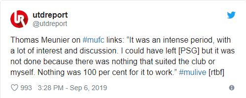 Manchester United: Fans glad that Meunier didn’t move to Old Trafford - Bóng Đá